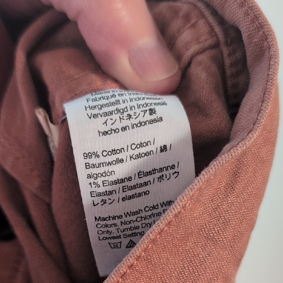 Madewell Emmett Wide-leg Crop Pink 28P - Picture 8 of 8